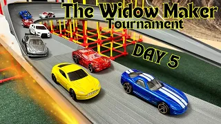 DIECAST CARS RACING | WIDOW MAKER TOURNAMENT |  DAY 5