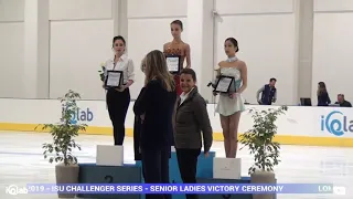 [Lombardia Trophy 2019] Ladies Medal Ceremony