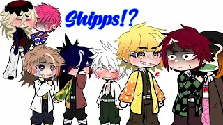 Demon Slayer Character react to Shipps (GC x KNY) BR