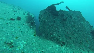 El Mina wreck dive. Hurghada Egypt