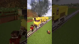 Minecraft CREATE MOD: Modern Train Build #shorts