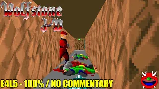 Wolfstone 3D (ECWolf) - E4L5 - 100% No Commentary