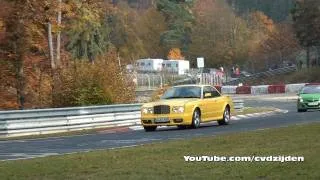 Yellow Bentley Continental T in 'action'!