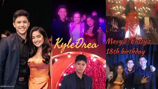 Andrea Brillantes and Kyle Echarri attends Mavy and Cassy’s 18th birthday party