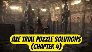 Axe Trial Puzzle Solutions - Uncharted 4: Lost Legacy