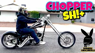 We finally ride the chopper!  Kruesi Vlog #67