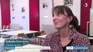 Isabelle Galmiche, première copilote victorieuse depuis 1997.