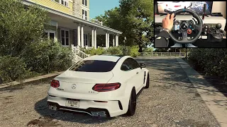 NFS HEAT Mercedes C63 AMG Coupe - Logitech G29 gameplay