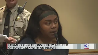 Former corrections deputy back in court after sex allegations with inmate