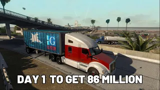 Day 1 Trying to Earn $86 Million in American Truck Simulator