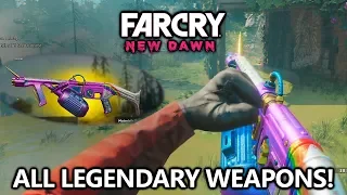 Far Cry New Dawn - All Legendary & Elite Weapons (with Gameplay & Stats)