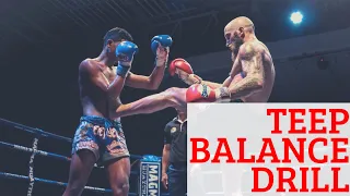 Muay Thai Heavy Bag Drill For Kicking Balance