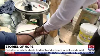 First-Class graduate checks traders' blood pressure to make ends meet | The Pulse (13-2-24)
