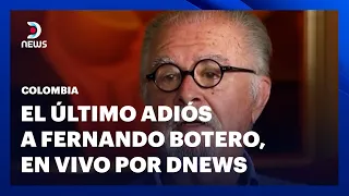 El último adiós a Fernando Botero, en vivo desde Colombia #DNEWS
