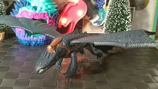 Обзор Беззубика 2010г.💙💙💙 Как приручить дракона Toothless figure HTTYD 2010 dragons spin master