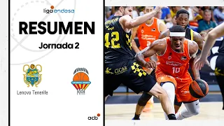 Lenovo Tenerife - Valencia Basket (86-94) GAME HIGHLIGHTS | Liga Endesa 2023-24