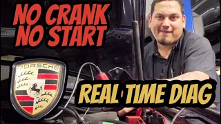 2013 Porsche Cayenne S 4.8L - No crank No start | Real time Troubleshooting and Fix