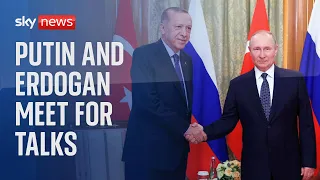 Vladimir Putin and Recep Tayyip Erdogan hold news conference