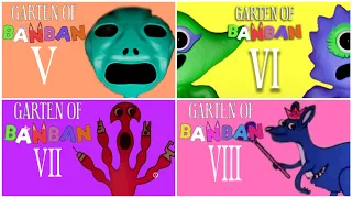 All Trailer Comparison: Garten Of Banban Chapter 8 Vs Chapter 7 Vs Chapter 6 Vs Chaptar 5