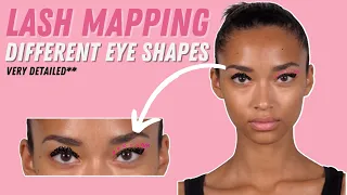 LASH MAPPING different eye shapes for lash extensions! (very detailed) | ZEE LASHES