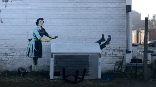 Banksy confirms street artwork with apparent theme of domestic abuse was by him