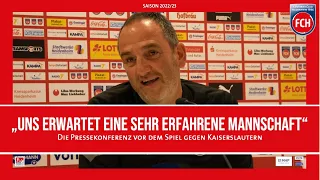 Die Pressekonferenz vor dem Spiel gegen Kaiserslautern