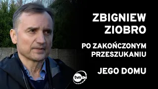 ZIOBRO KOLEJNY RAZ WYSZEDŁ PRZED SWÓJ DOM. KONFERENCJA BYŁEGO MINISTRA