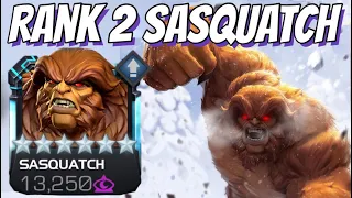 6 Star Rank 2 SASQUATCH Rank Up & Gameplay - Utility & Damage BEAST!!!