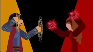 Scarlet witch vs Doctor strange.    (los personajes enseñados en el vídeo fueron creados por mi)