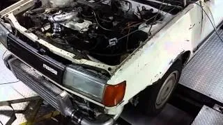 Mazda 323 1.6L 8v Turbo dyno