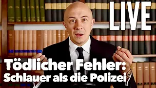 Mach niemals diesen Fehler bei der Polizei! - LIVE, Strafrecht Fragen und Antworten