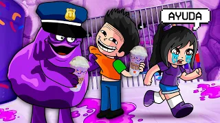 ESCAPA DE LA PRISION DE GRIMACE SHAKE EN ROBLOX 😱 GRIMACE PRISON RUN MOMENTOS DIVERTIDOS😂 JONDRES GC