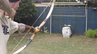 Backyard Archery  2020..  Slow Motion Arrow Flight.. Archers Paradox