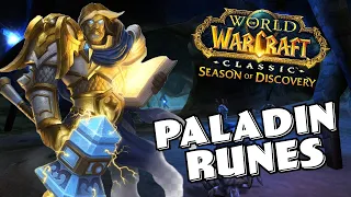 Paladin Runes - Season of Discovery Overview