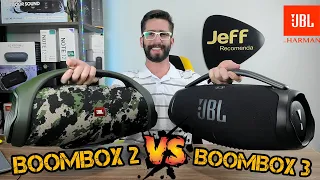 JBL BOOMBOX 3 Vs BOOMBOX 2: O que mudou? Qual é a melhor?Vale a Pena fazer o Upgrade? (Comparativo)