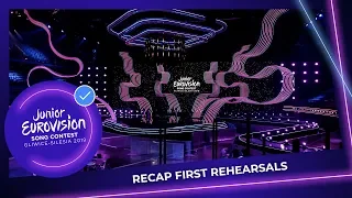 OFFICIAL RECAP - First Rehearsals - Junior Eurovision 2019