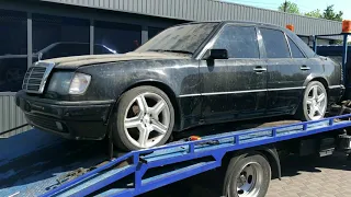 Mercedes E500 W124 "Волчок", простоял 10 лет на складе....