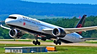 Close Up Plane Spotting at Zurich Airport, ZRH - 30/07/20