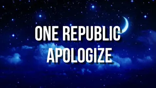 One Republic - Apologize. Транскрипция на русском.