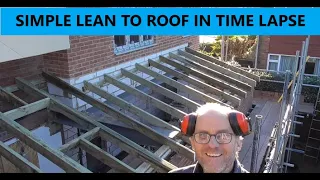 Lean to type extension roof ***IN TIME LAPSE***