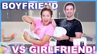 Boyfriend VS Girlfriend Baking Challenge !
