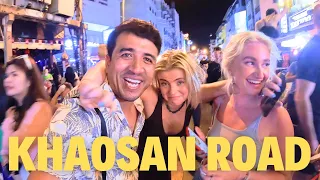 KhaoSan Road is The best Party Street in Thailand - Bangkok Nightlife 2023 #vlog #bangkok #thailand