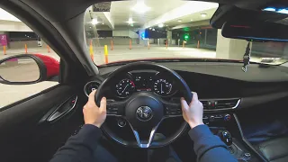 2017 Alfa Romeo Giulia - POV Night Drive