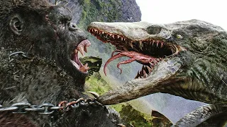 King Kong vs Skull Crawler - Kong skull island 2017 - King kong đại chiến thằn lằn đầu lâu