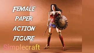 Paper action figure | Wonder Woman | Simplecraft