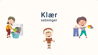 Tema: Klær A1. Setninger (del 1)