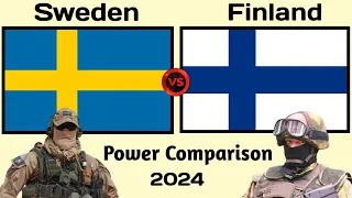 Sweden vs Finland military power 2024 | Finland vs Sweden military power comparison 2024