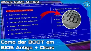 How to BOOT by Pendrive in old BIOS. Setting the BIOS to Initiate a PC Format.