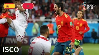 ISCO Goal - Spain v Morocco - MATCH 36