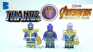 COMPARISON LEGO Avengers Infinity War Minifigures THANOS Unofficial LEGO